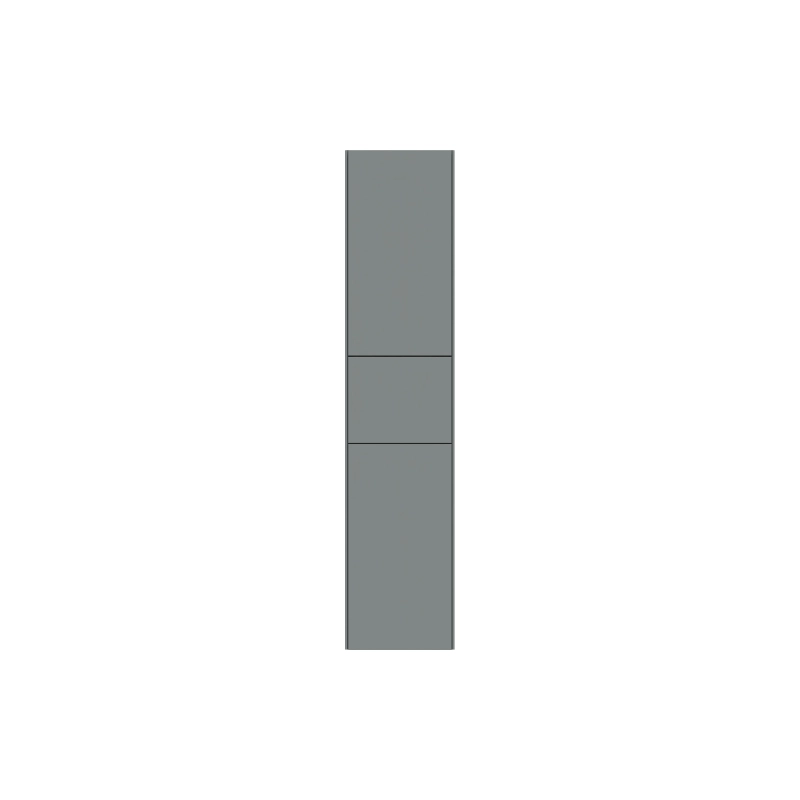 Пенал Ultra 34 34х155х35 см, подвесной, универсальный, серый матовый, УТ000066701
