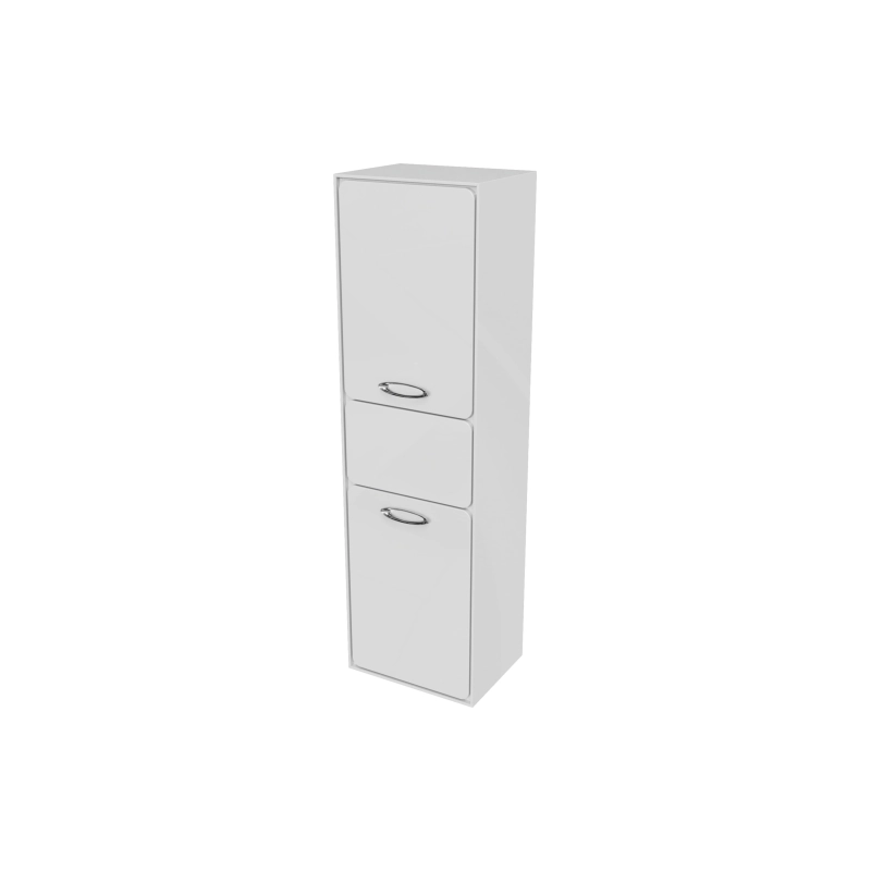 Пенал Viva 45 45х155х35 см, подвесной, универсальный, белый глянец, УТ000094188