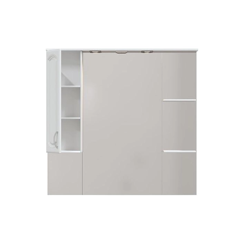 Зеркало-шкаф Мия 105 1050х1000 (ШВ) выкл. на корпусе, светодиод.подсветка, левый, УТ000055697