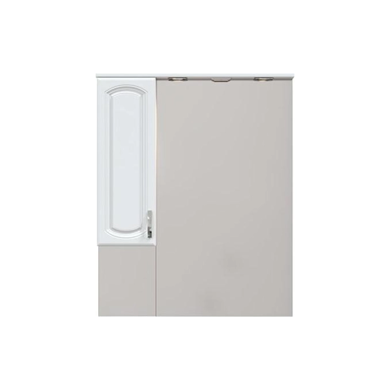 Зеркало-шкаф Мия 85 800х1000 (ШВ) выкл. на корпусе, светодиод.подсветка, левый, УТ000047940