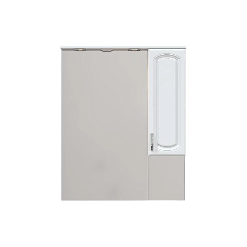 Зеркало-шкаф Мия 85 800х1000 (ШВ) выкл. на корпусе, светодиод.подсветка, правый, УТ000047920