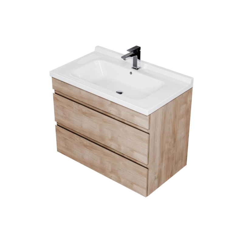 Раковина Simple 80 800х470х216 накладная, прямоугольная, белый, УТ000095664