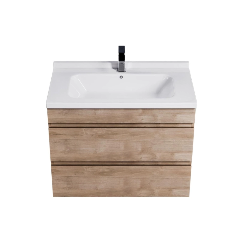 Раковина Simple 80 800х470х216 накладная, прямоугольная, белый, УТ000095664