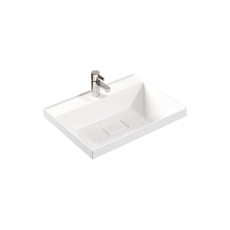 Раковина Style 60 600х450х158 накладная, прямоугольная, белый, УТ000078815