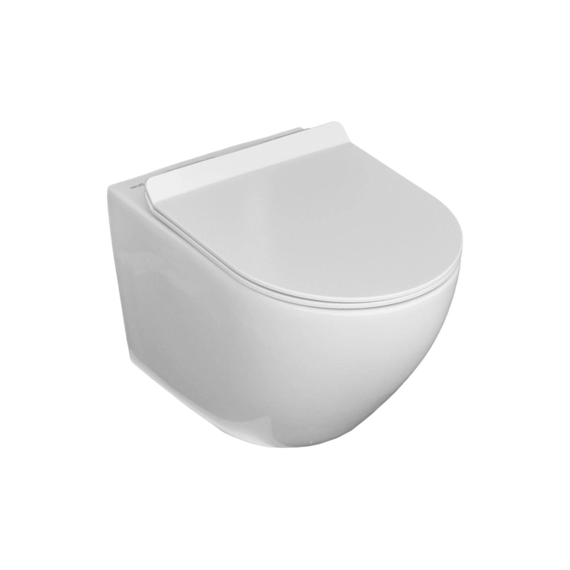 Унитаз подвесной PANDORA pro, безободковый, сиденье дюропласт, микролифт, УТ000095129