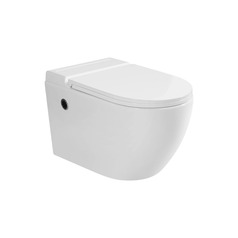 Унитаз импульсный подвесной PROXY impulse, безободковый, сиденье дюропласт, микролифт, УТ000097620