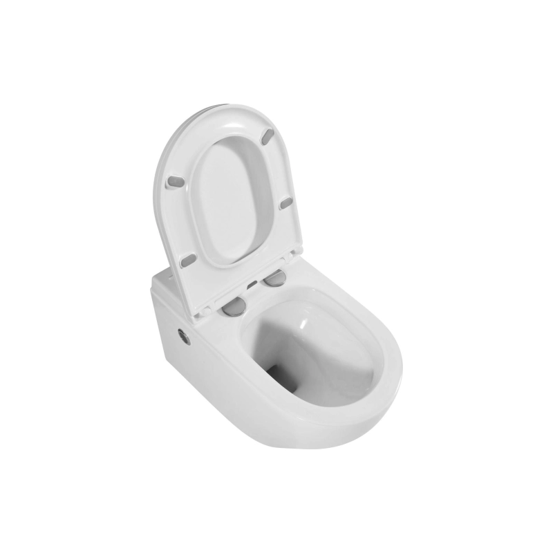 Унитаз импульсный подвесной PROXY impulse, безободковый, сиденье дюропласт, микролифт, УТ000097620