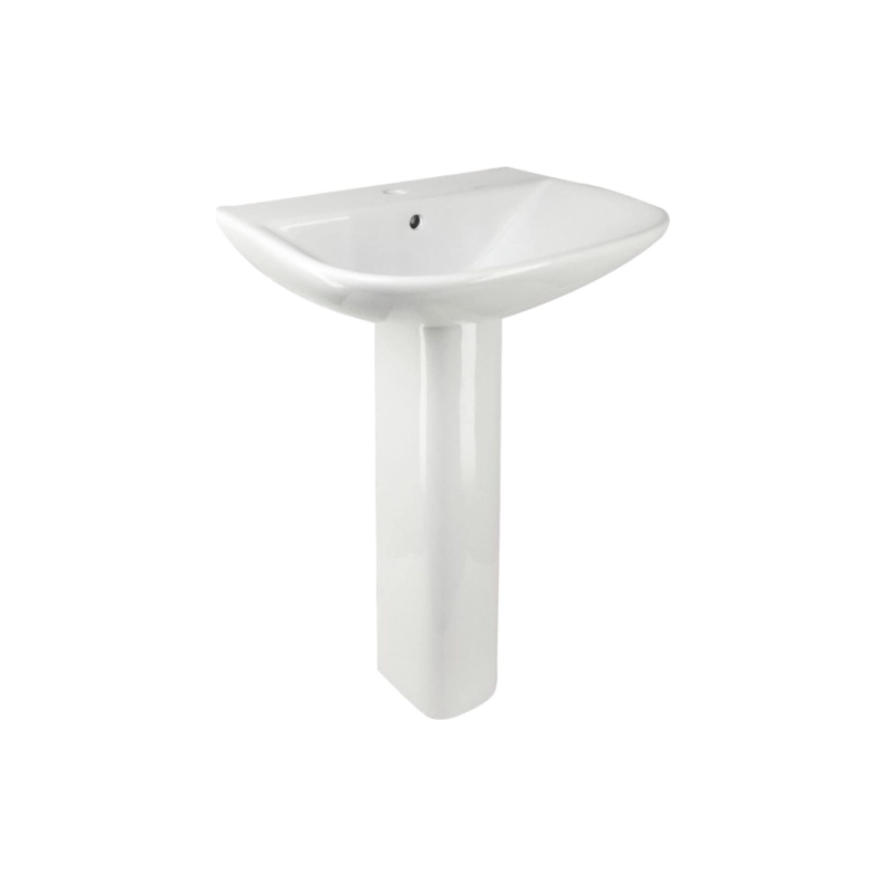 Раковина LINK 570х470х850 мм, с пьедесталом, белый, УТ000090592