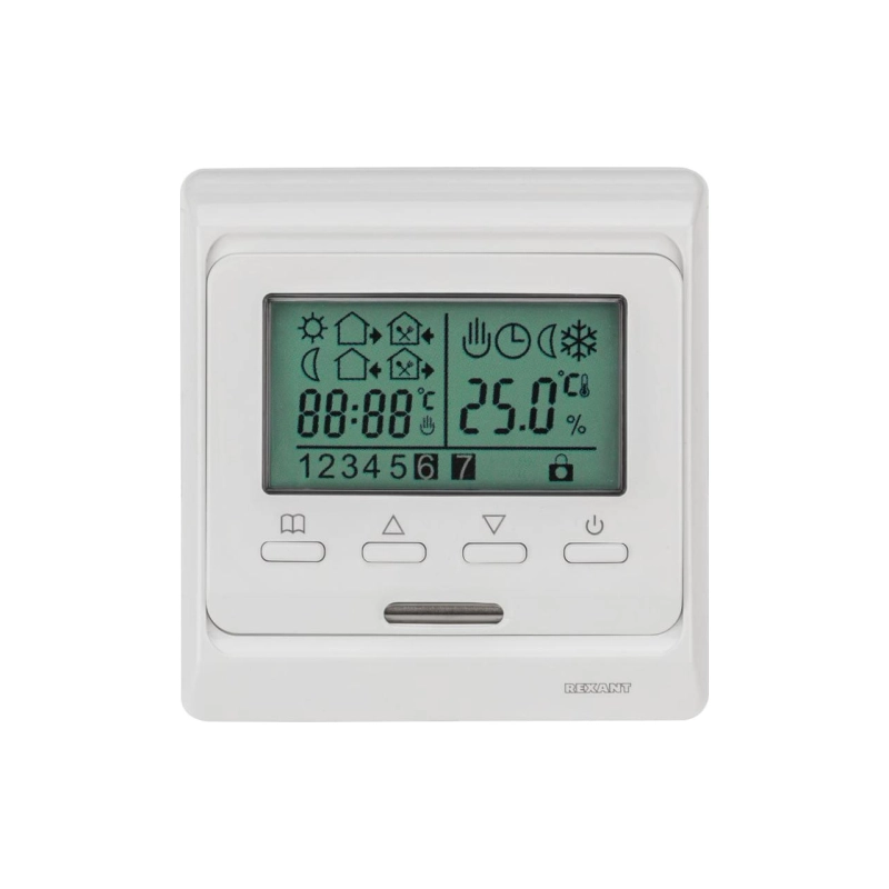 Терморегулятор REXANT R51XT с дисплеем и автоматическим программированием