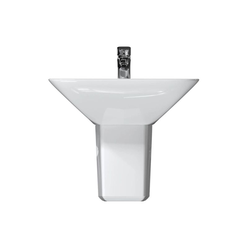 Раковина SMART 560х470х500 мм, с полупьедесталом, белый, УТ000082493