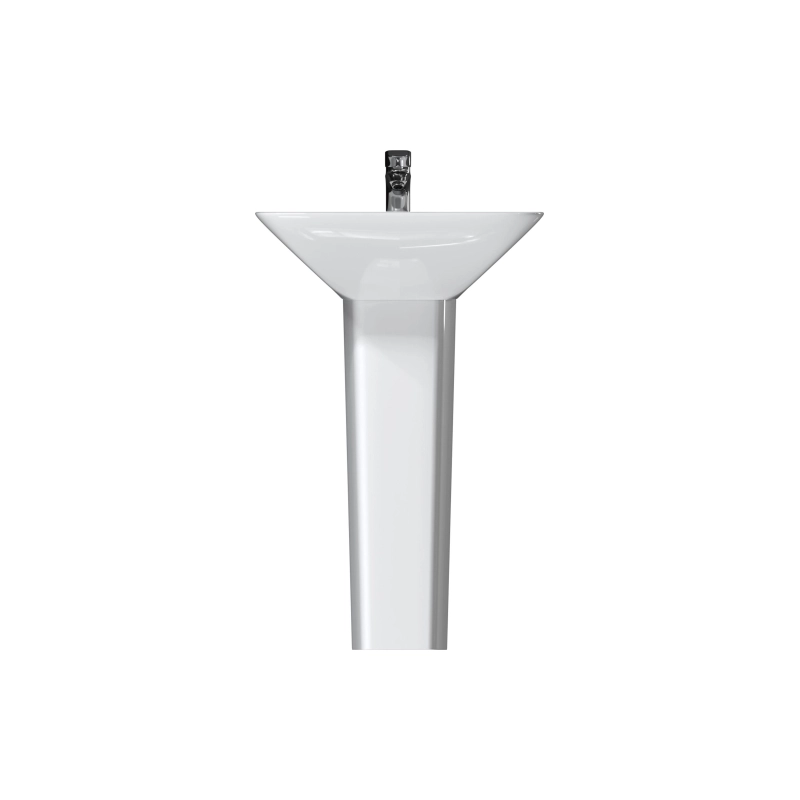 Раковина SMART 560х470х830 мм, с пьедесталом, белый, УТ000082492