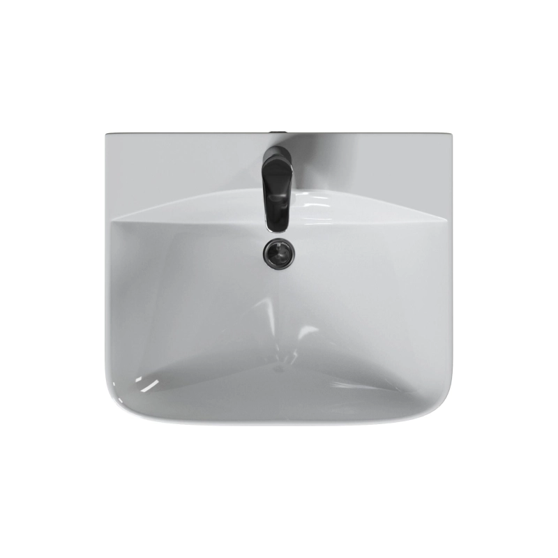 Раковина SMART 560х470х830 мм, с пьедесталом, белый, УТ000082492