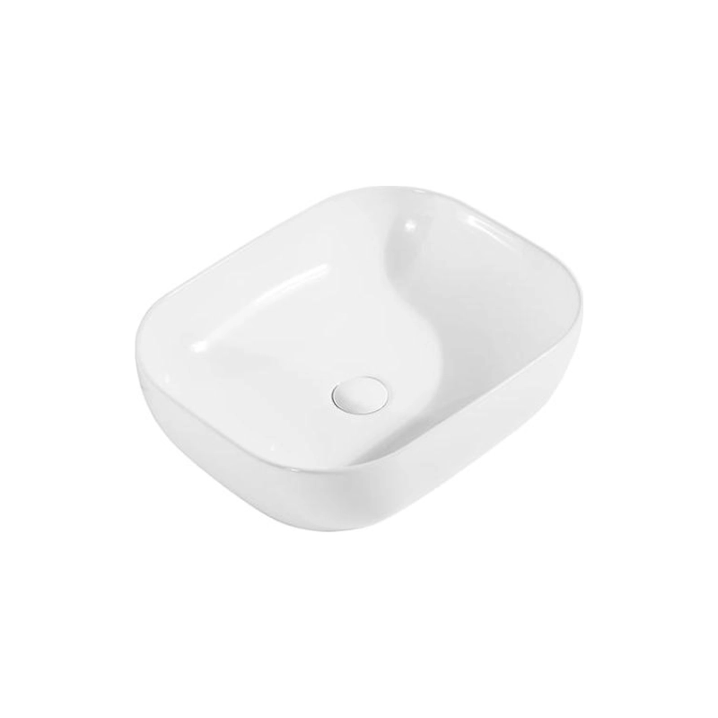 Раковина Shell-1120 500х400х145 накладная, прямоугольная, белый, УТ000055818