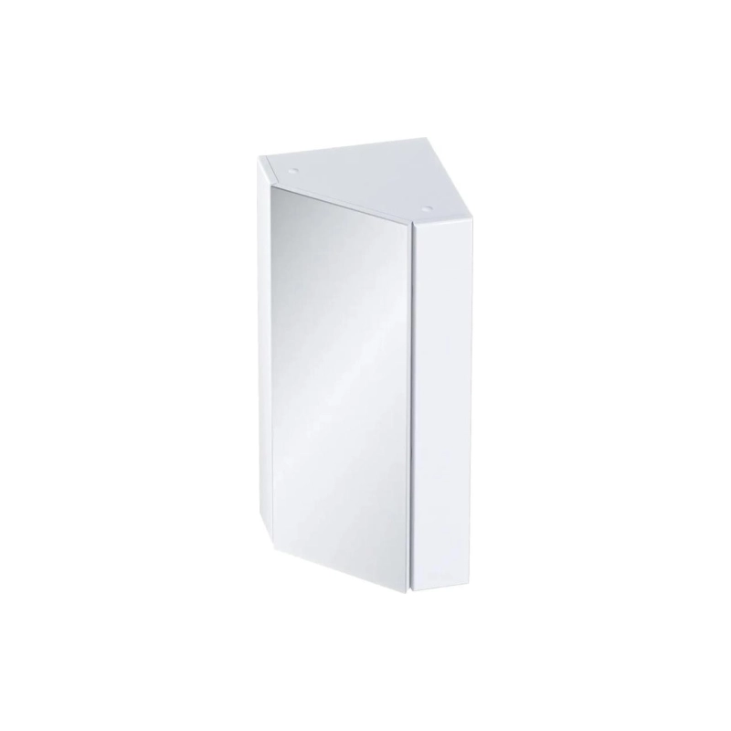 Шкаф-зеркало угловой Penta 43П 1. белый глянец