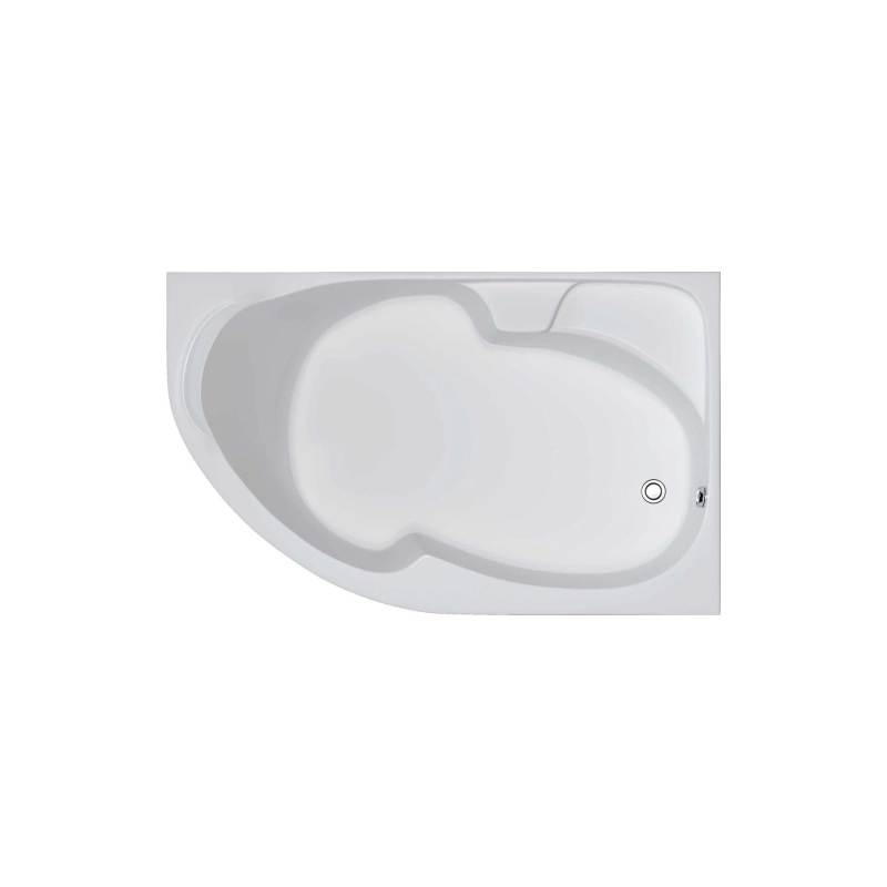 Ванна акрил. DIANA 150x90 см, без экрана и каркаса, правая, 01ди1590п
