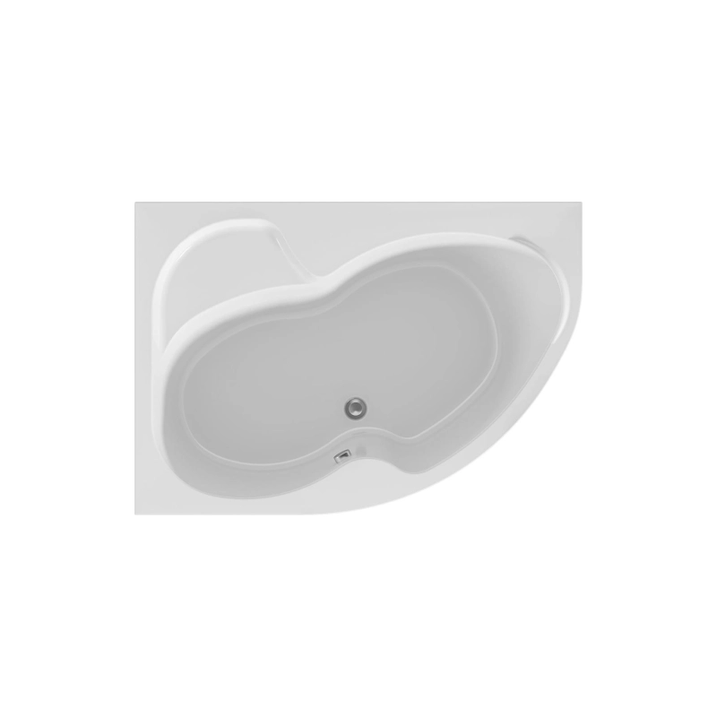 Ванна акрил. AURA 160x105 см, без экрана и каркаса, левая, 01ау1610л