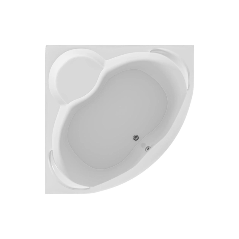 Ванна акрил. TRAPANI 140x140 см, без экрана и каркаса, угловая, 01тр1414