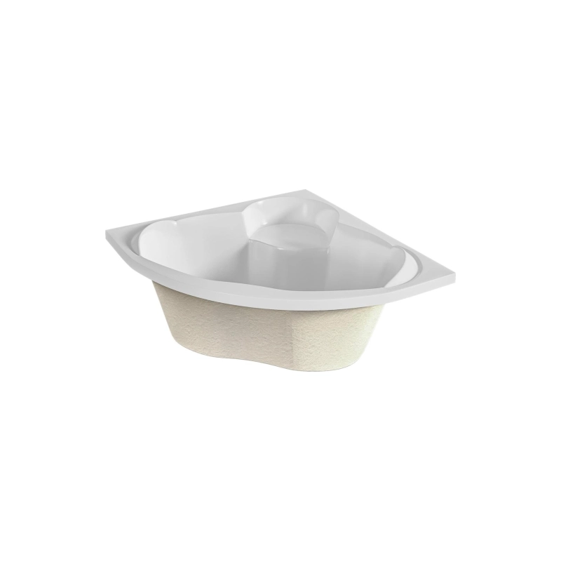 Ванна акрил. TRAPANI 140x140 см, без экрана и каркаса, угловая, 01тр1414