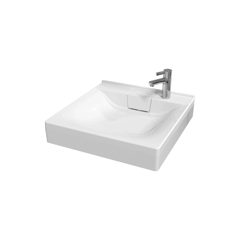 Раковина на стиральную машину Laundry 600х600х120, квадратная, белый, У71489