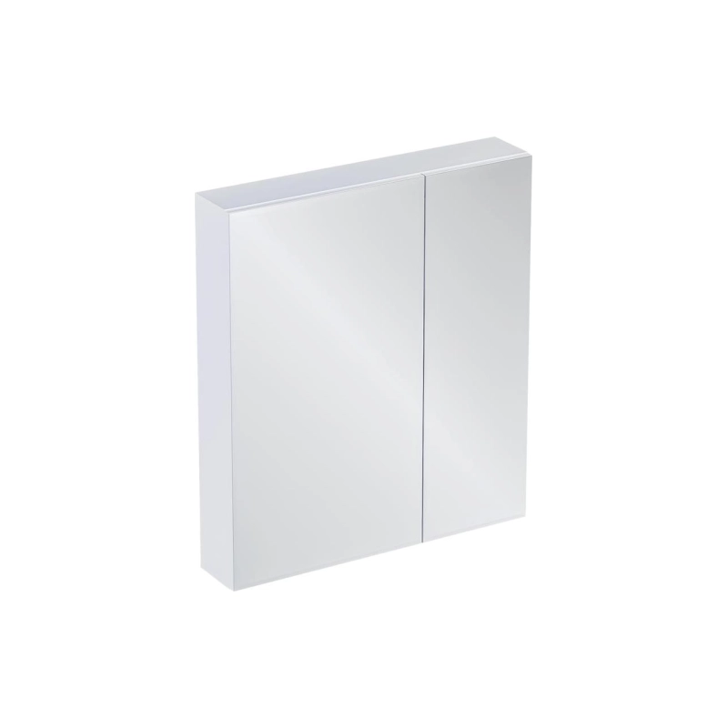 Зеркало-шкаф 70 600х800 (ШВ), 2 двери, белый, У37179