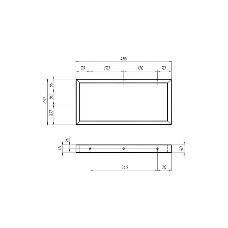 Тумба GRUNGE LOFT 90П 90х48х25,5 см, подвесная, 1 в.я., дуб вотан, У85843