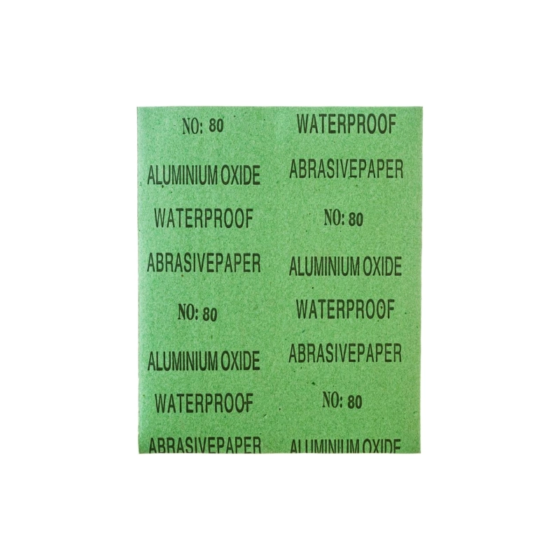Шлифлист 230х280 Р80 на бумаж основе, водостойкий (35417-080) (5 шт/уп)