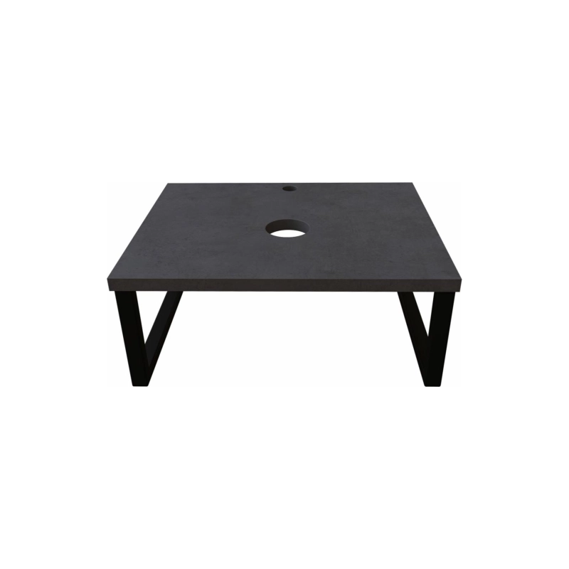 Столешница GRUNGE LOFT 60 60х48х25,5 см, бетон темно-серый, Ц0000001585