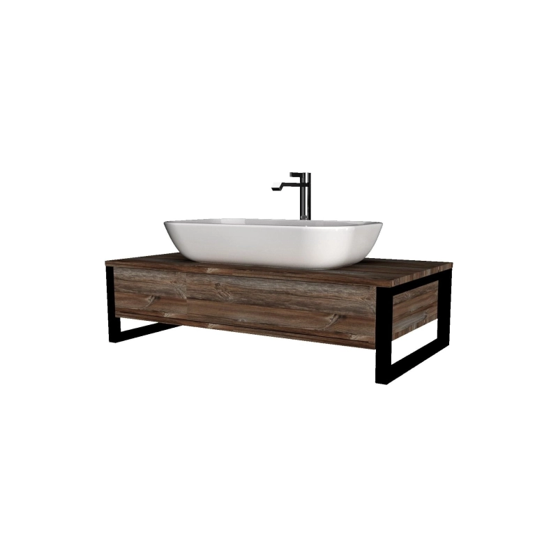 Тумба GRUNGE LOFT 90П 90х48х25,5 см, подвесная, 1 в.я., дуб намибия, У85846