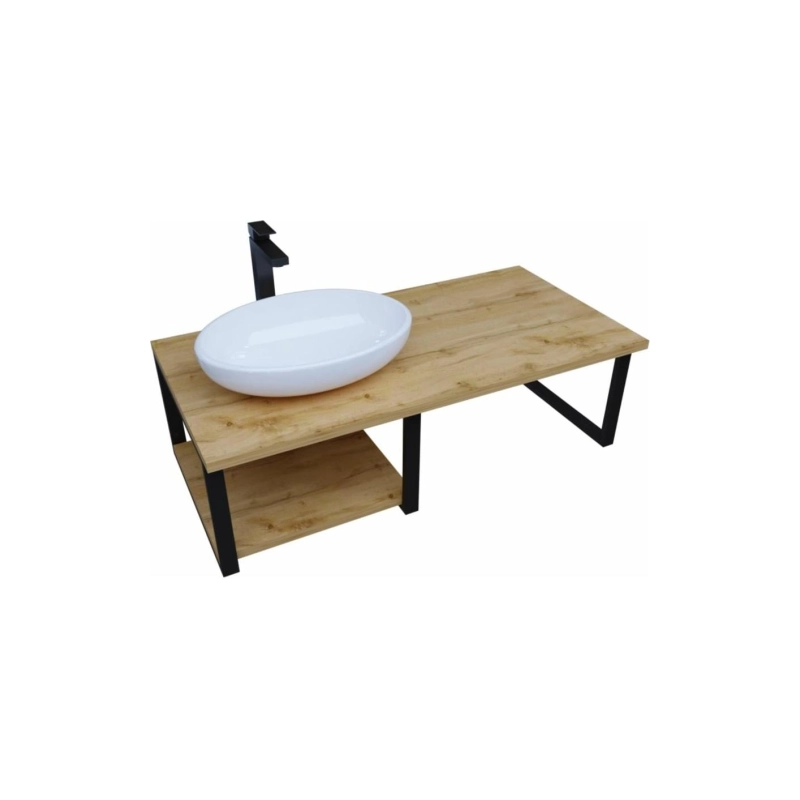 Столешница под стир.машину Grunge Loft 120 120х60х37,5 см, дуб вотан, Ц0000004100