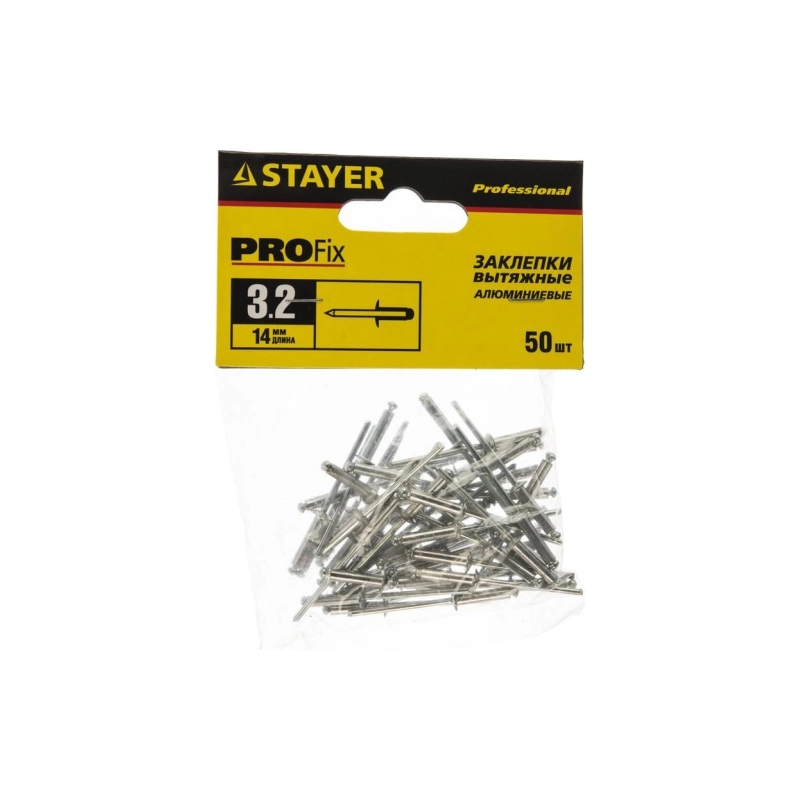 STAYER Заклепка алюм 3,2x14 мм Pro-FIX (50 шт/уп) (3120-32-14)