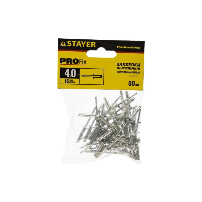 STAYER Заклепка алюм 4,0x16 мм Pro-FIX (50 шт/уп) (3120-40-16)