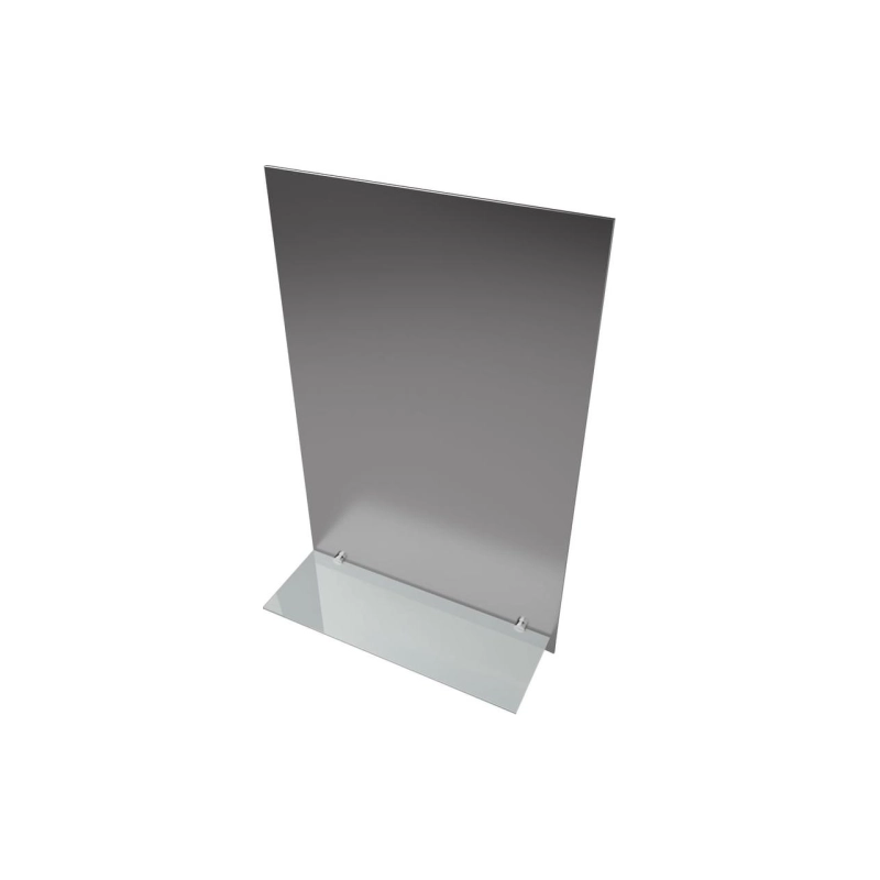 Зеркало Уют 500х575 (ШВ), с полкой, У25369