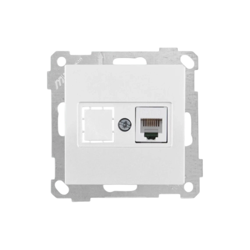 CANDELLA Розетка комп. 1*RJ45(Cat5E) белая