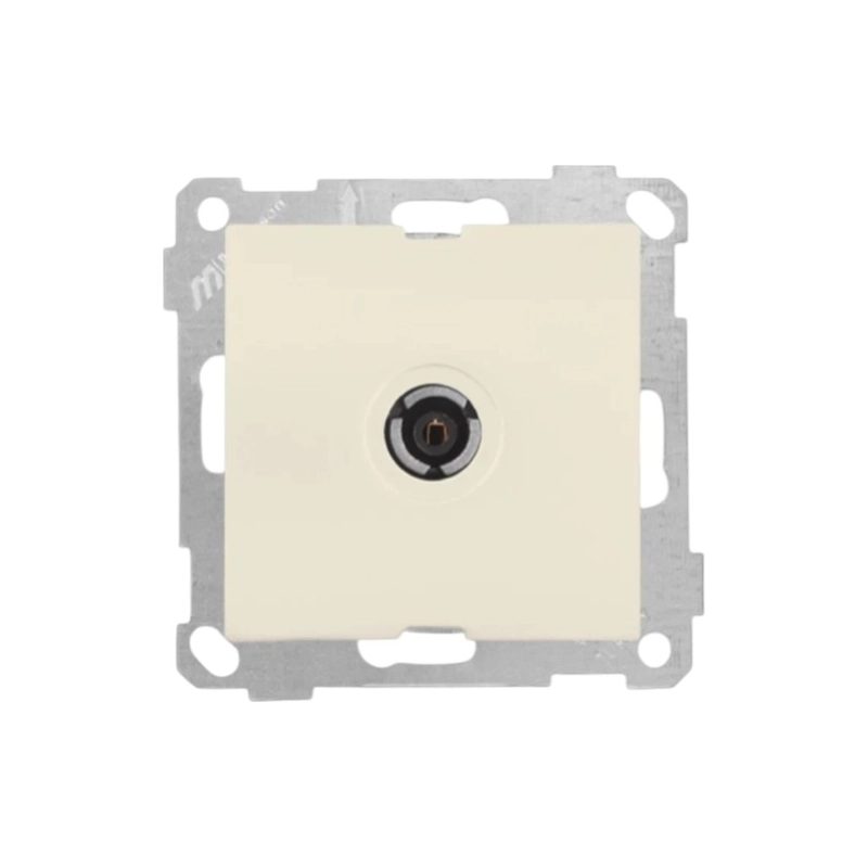 CANDELLA Розетка ТВ концевая крем