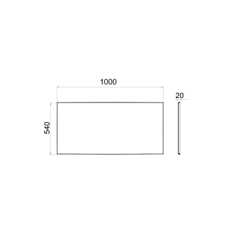 Фронтальный экран к ванне Triton Литл 100 см, Щ0000066496