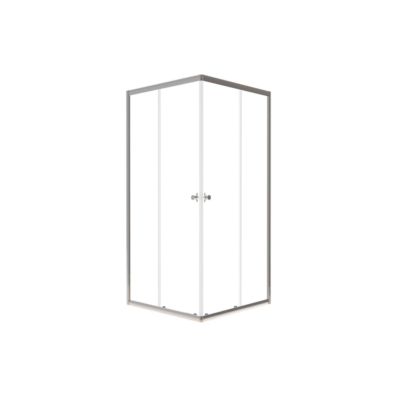 Душевая ширма Вента 100х100 см, квадратная, б/поддона, хром, Щ0000052961