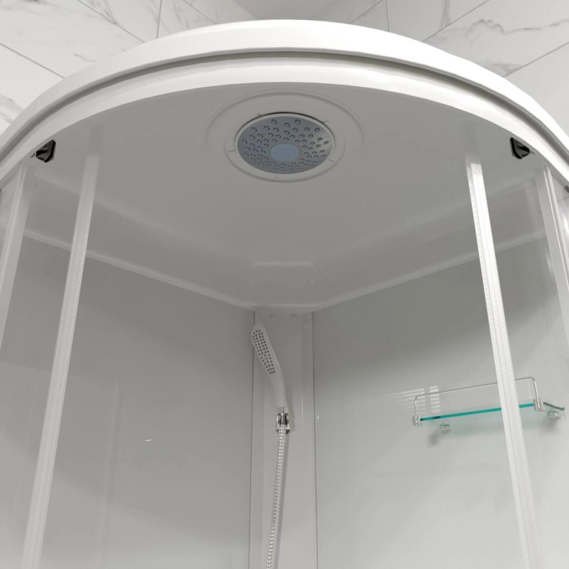 Душевая кабина Ультра 90х90х232 см, 1/4 круга, поддон 31 см, экран, белый, Щ0000061849