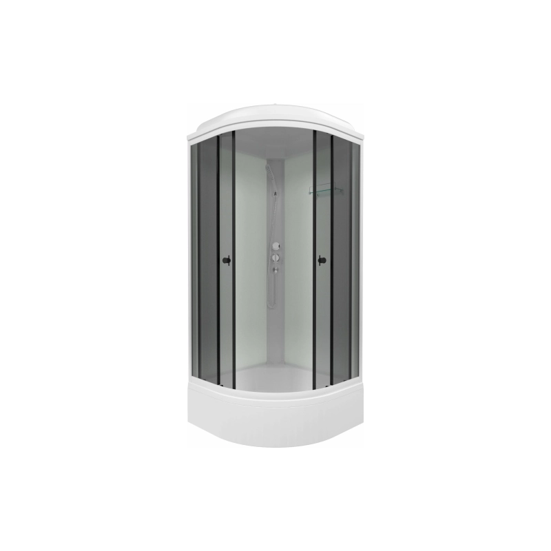 Душевая кабина Грэй 90х90х232 см, 1/4 круга, поддон 31 см, экран, белый, Щ0000066463