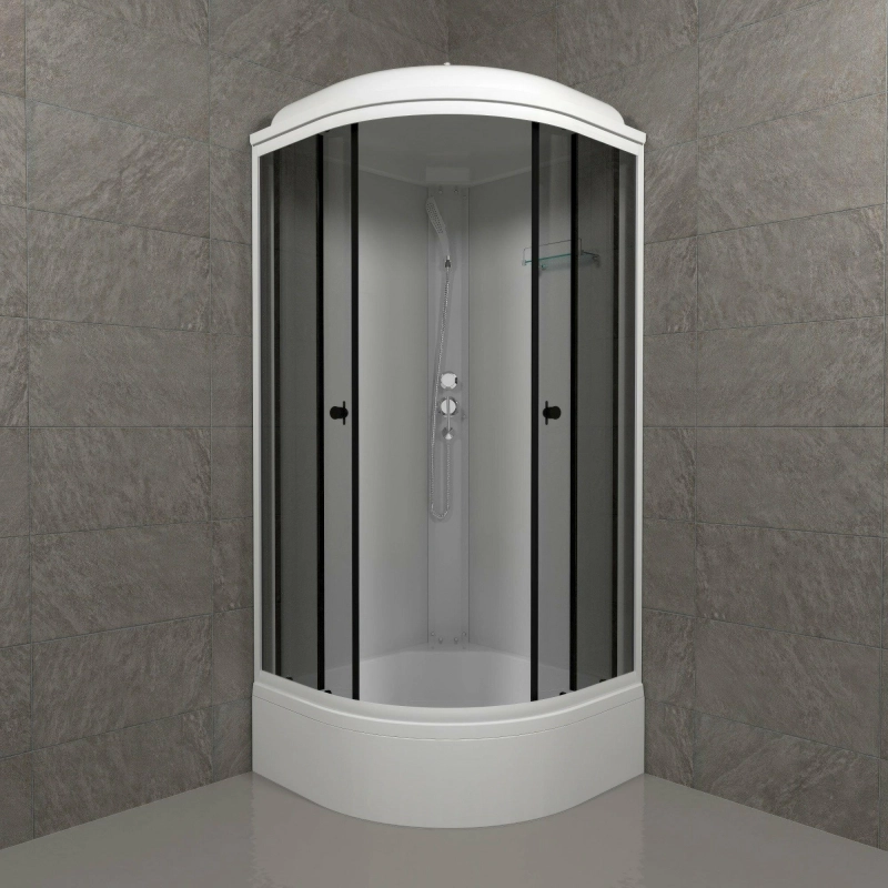 Душевая кабина Грэй 90х90х232 см, 1/4 круга, поддон 31 см, экран, белый, Щ0000066463