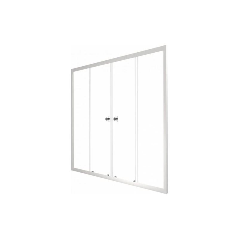 Шторка для ванны Ультра 170х146 см, раздвижная, белый, Щ0000065751