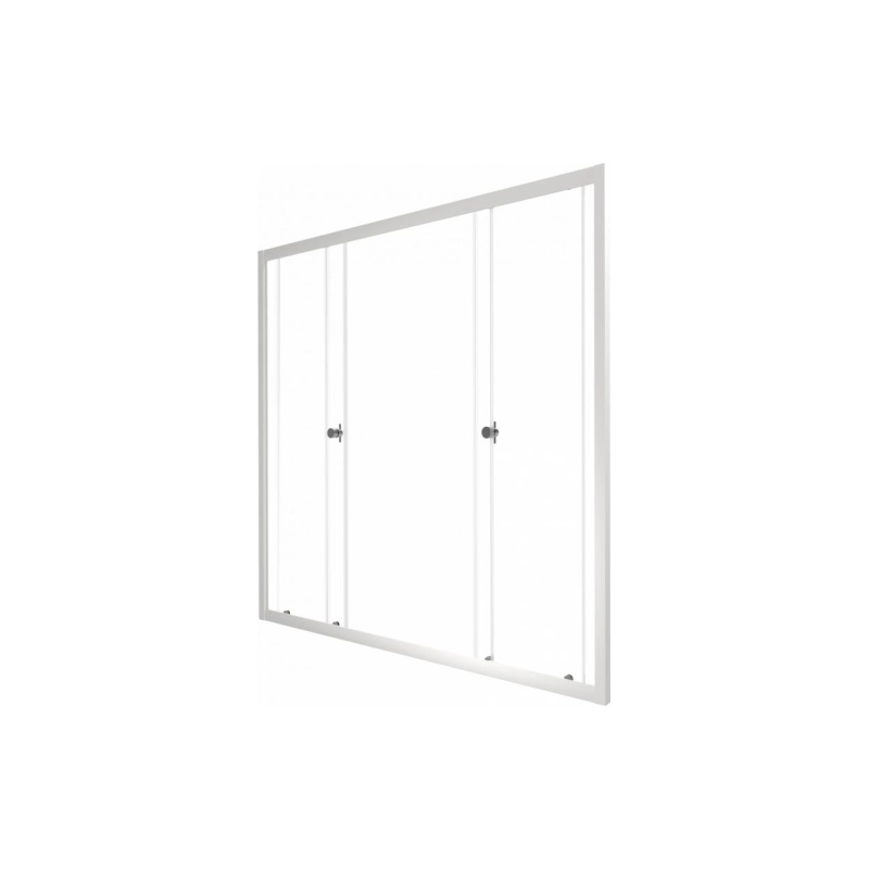 Шторка для ванны Ультра 170х146 см, раздвижная, белый, Щ0000065751