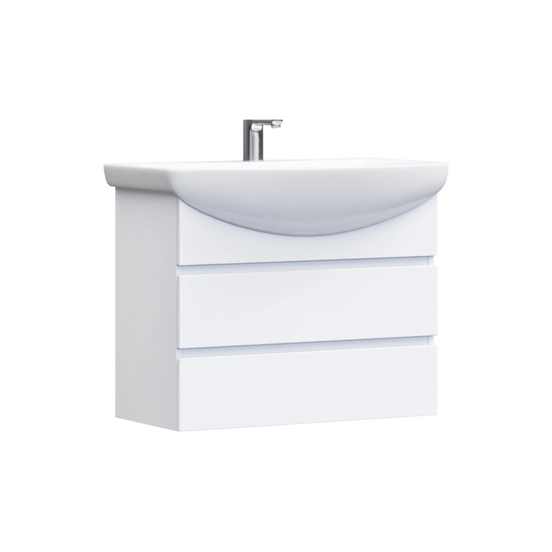 Тумба VIGO Wing 700-0-2 66х52х31,6 см, подвесная, под умыв. Балтика 70, белый, 114313