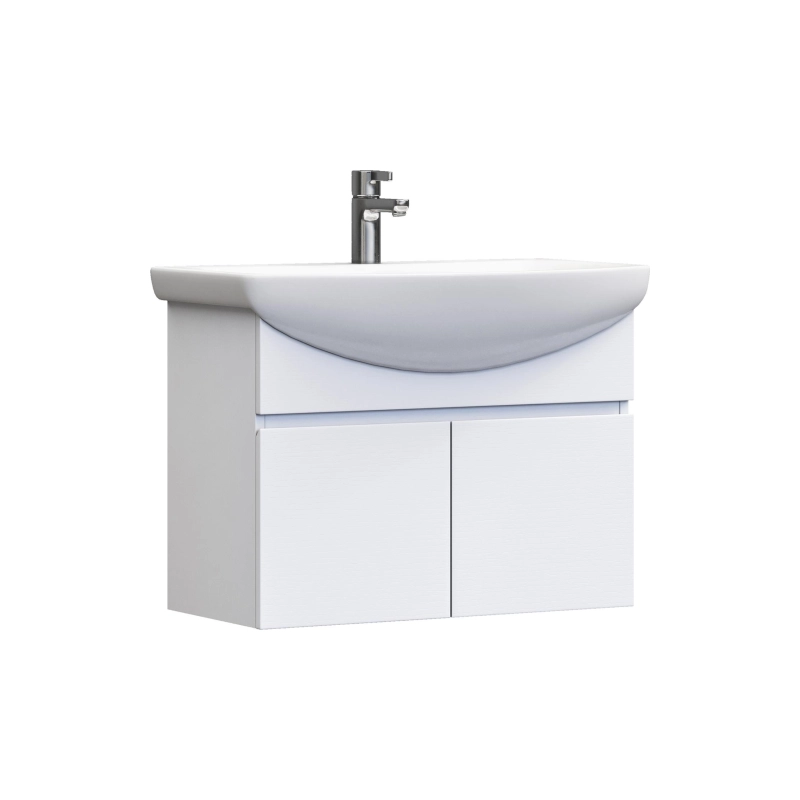 Тумба VIGO Wing 700-2-0 66х48,3х31,6 см, подвесная, под умыв. Балтика 70, белый, 114312