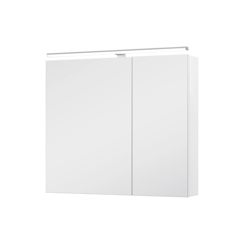 Зеркало-шкаф VIGO Plaza 80 800х700 (ШВ), подсветка, белый, 114414
