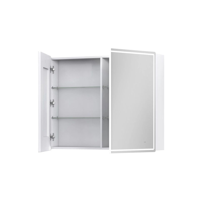 Зеркало-шкаф VIGO Geometry Classic 1000х790 (ШВ), подсветка, бесконт. вкл. (на взмах), 103781