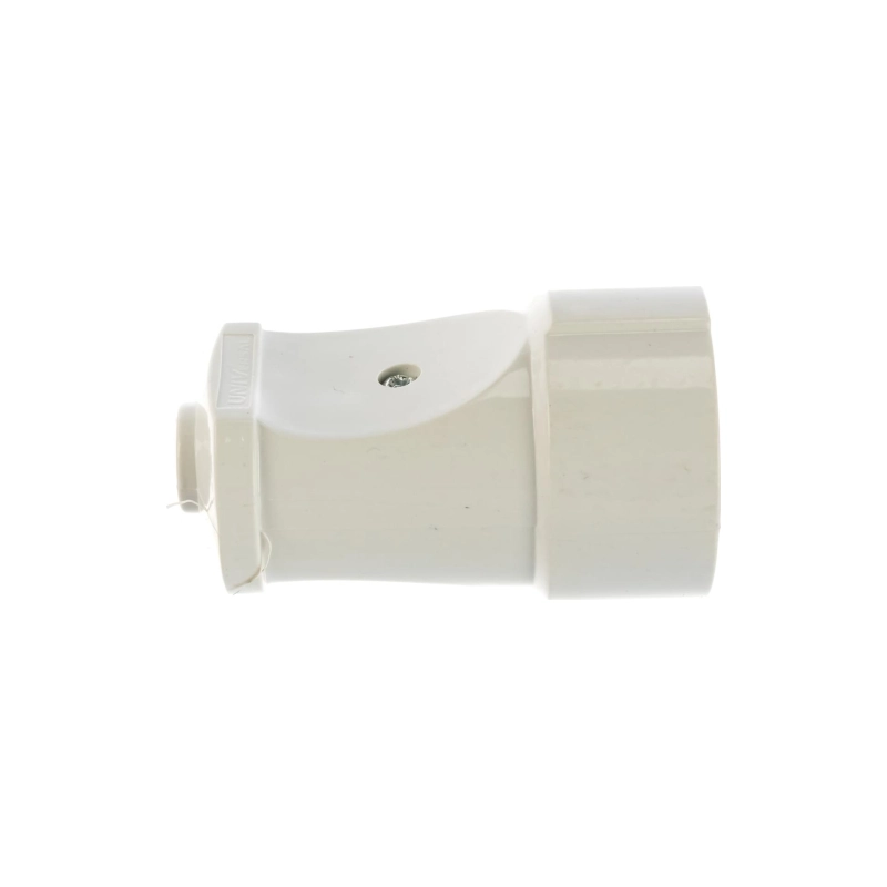 Штепсельное гнездо UNIVersal б/з белое 10А 250В