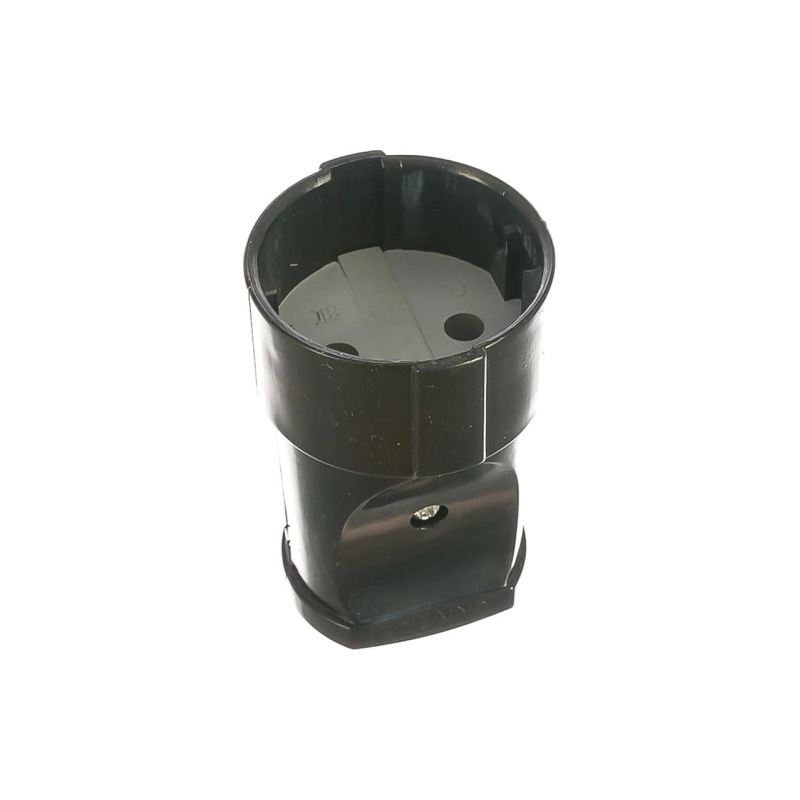 Штепсельное гнездо UNIVersal б/з черное 10А 250В