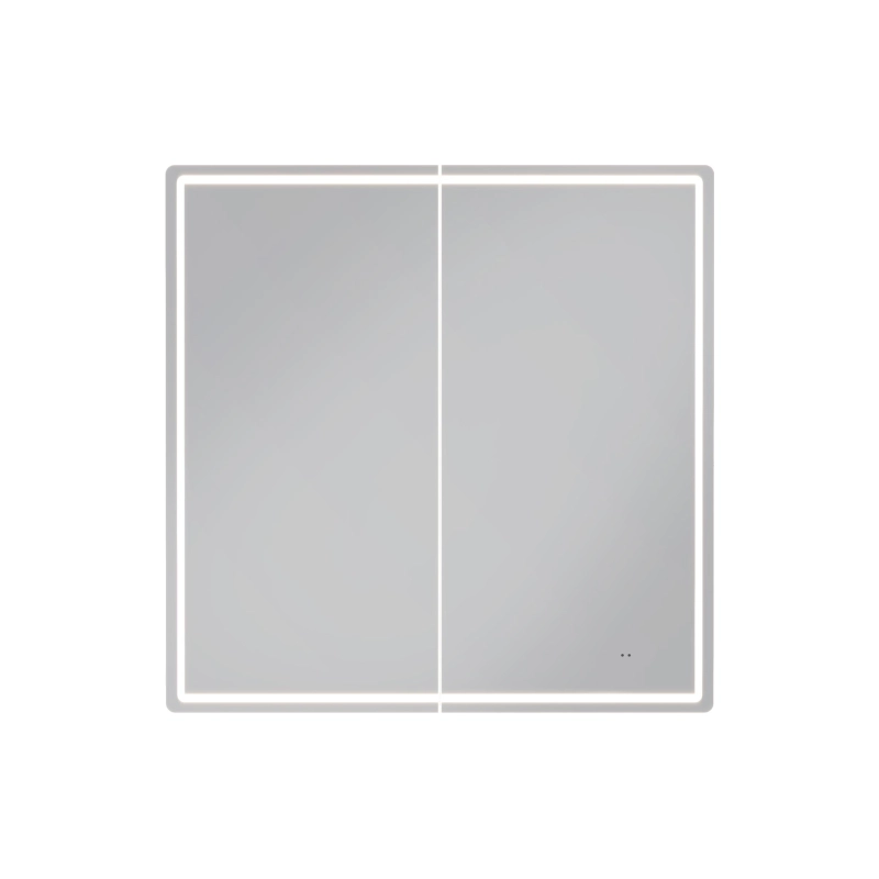 Зеркало-шкаф VIGO Geometry Classic 800х790 (ШВ), подсветка, бесконт. вкл. (на взмах), 103782