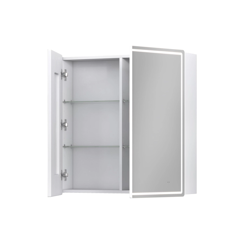 Зеркало-шкаф VIGO Geometry Classic 800х790 (ШВ), подсветка, бесконт. вкл. (на взмах), 103782