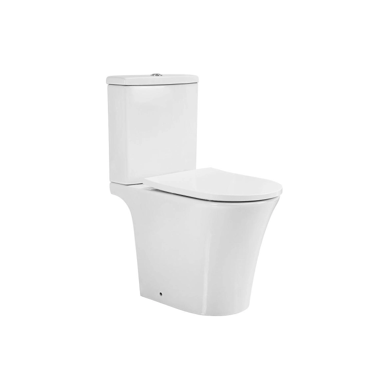 Унитаз в компл. VISE напольный безободковый, с сид.микролифт, ДЮР